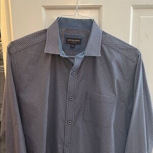 Johnston & Murphy Men's Patterned Dress Shirt